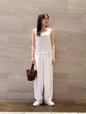 「アイテム（その他トップス）」を使った、hikaruさん（レディース・168cm）の夏コーディネート
