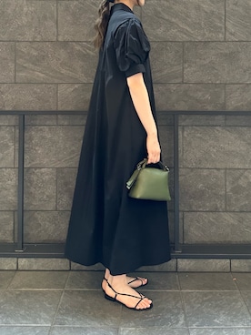 「アイテム（ヘアゴム）」を使った、hikaruさん（レディース・168cm）の秋コーディネート