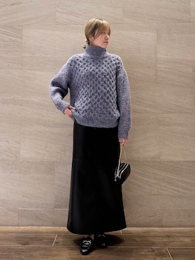 「グラデーションニット」｜hikaruさん（レディース・168cm）の秋コーディネート