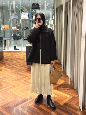 hikaruさん（骨格ウェーブ・レディース・168cm）の秋コーディネート
