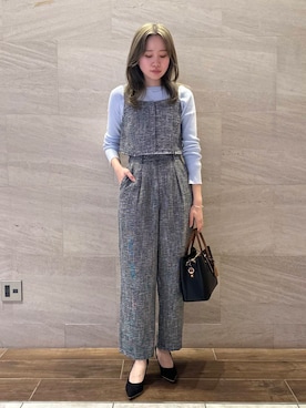 「アイテム（セットアップ）」を使った、hikaruさん（レディース・168cm）の冬コーディネート