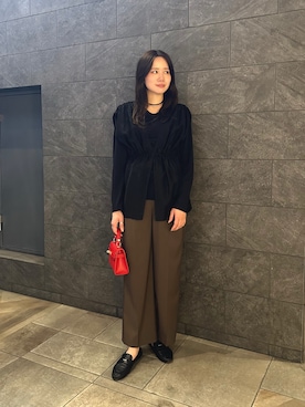 「URBAN RESEARCH ROSSO WOMEN（アーバンリサーチ　ロッソ）のアイテム（パンツ）」を使った、hikaruさん（レディース・168cm）の春コーディネート