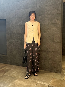 「URBAN RESEARCH ROSSO WOMEN（アーバンリサーチ　ロッソ）のアイテム」を使った、hikaruさん（レディース・168cm）の夏コーディネート