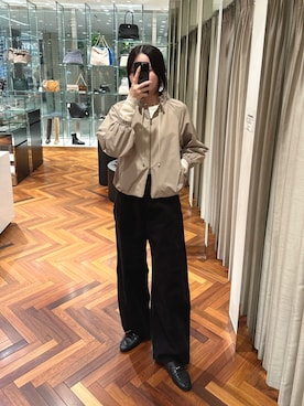 「URBAN RESEARCH ROSSO WOMEN（アーバンリサーチ　ロッソ）のAULENTTI　ワイドショルダーBAG（ショルダーバッグ）」を使った、hikaruさん（レディース・168cm）の秋コーディネート