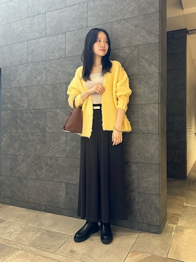 「アイテム（ブレスレット）」を使った、hikaruさん（レディース・168cm）の秋コーディネート