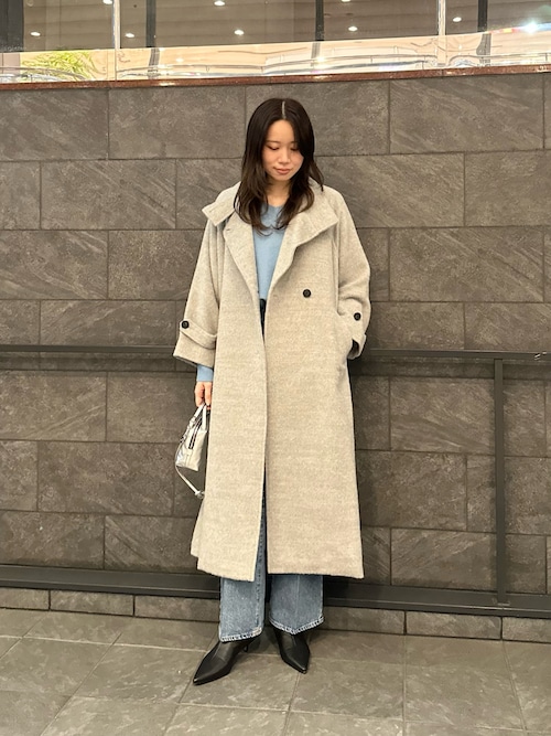 セール】アルパカ混シャギースタンドコート（その他アウター）｜URBAN