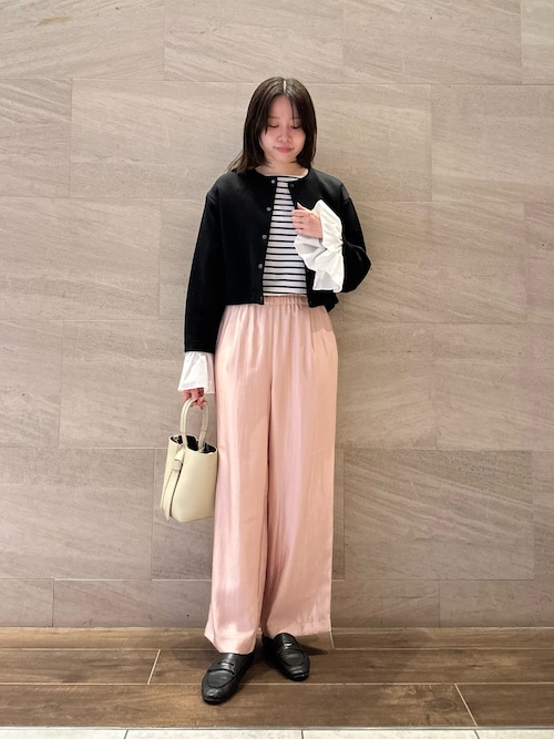 Mewl シャツスリーブボーダーTOPS Mewl シャツスリーブボーダーTOPS