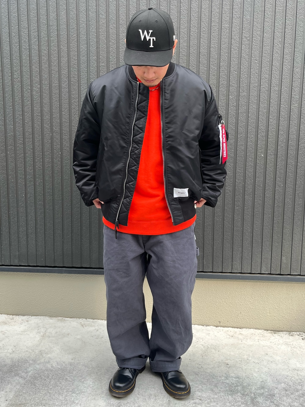 WTAPSのMA-1（ブラック系）を使った人気ファッションコーディネート - WEAR