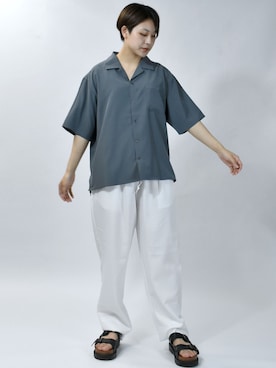 「Starting Over（スターティングオーバー）のアイテム」を使った、sizさん（レディース・163cm）の夏コーディネート