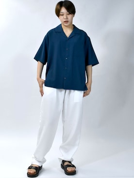 「Starting Over（スターティングオーバー）のアイテム」を使った、sizさん（レディース・163cm）の夏コーディネート