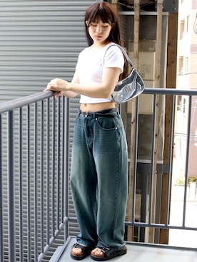 「Starting Over（スターティングオーバー）のアイテム」を使った、sizさん（レディース・163cm）の夏コーディネート