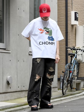 「Starting Over（スターティングオーバー）のアイテム」を使った、sizさん（レディース・163cm）の夏コーディネート