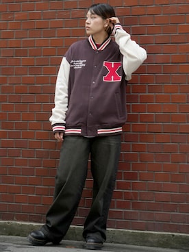 「Starting Over（スターティングオーバー）のアイテム」を使った、sizさん（レディース・163cm）の秋コーディネート