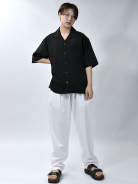 「Starting Over（スターティングオーバー）のアイテム」を使った、sizさん（レディース・163cm）の夏コーディネート