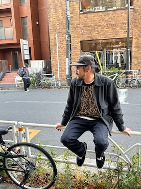 「VANS（バンズ）のアイテム（その他シューズ）」を使った、朱超群さん（メンズ・170cm）の冬コーディネート