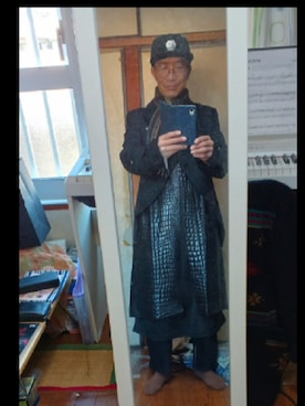 「COMME des GARCONS HOMME PLUS（コムデギャルソンオムプリュス）のアイテム（Tシャツ/カットソー）」を使った、やぶやぶさん（メンズ・170cm）の冬コーディネート