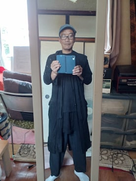 「Y's（ワイズ）のアイテム（トップス）」を使った、やぶやぶさん（メンズ・170cm）の冬コーディネート