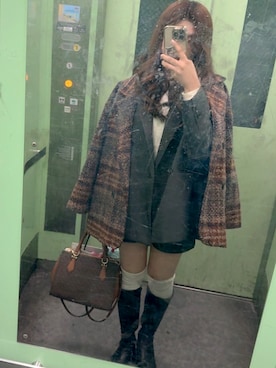 「SpRay（スプレイ）のアイテム」を使った、ゆりあさん（レディース・164cm）の冬コーディネート