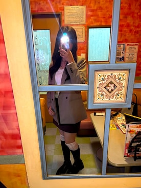 「アイテム（ソックス/靴下）」を使った、yuria9711さん（レディース・164cm・20代）の秋コーディネート