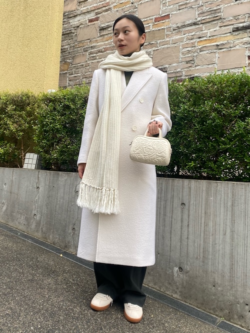 セール】エッセンシャルウールニットマフラー（マフラー）｜LACOSTE