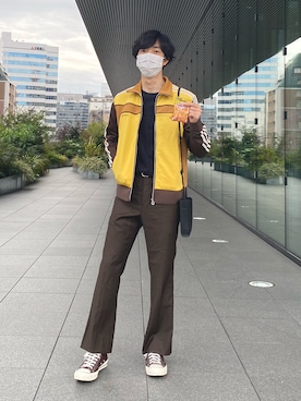 「WALES BONNER（ウェールズ ボナー）のアイテム」を使った、hashikoさん（メンズ・171cm）の冬コーディネート