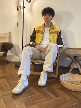 「WALES BONNER（ウェールズ ボナー）のアイテム」を使った、hashikoさん（メンズ・171cm）の冬コーディネート