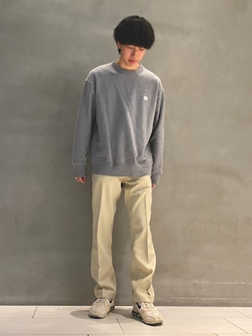 「MARTINE ROSE（マーティンローズ）のアイテム（パンツ）」を使った、hashikoさん（メンズ・171cm）の冬コーディネート