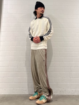 「アイテム（ビジネスシャツ）」を使った、oiさん（メンズ・176cm）の秋コーディネート