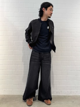 「アイテム（ジャージ）」を使った、oiさん（メンズ・176cm）の秋コーディネート