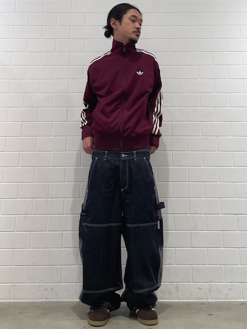 adidas（アディダス） ジーンズ オリジナルス デニム ワーク パンツ