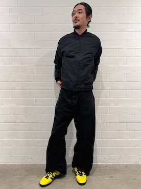 「adidas originals」｜「アイテム（ブルゾン）」を使った、oiさん（メンズ・176cm）の秋コーディネート