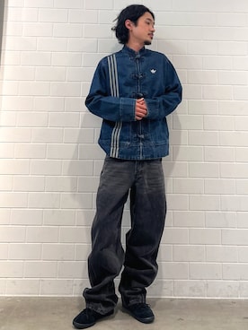 「アイテム（ジャージ）」を使った、oiさん（メンズ・176cm）の秋コーディネート