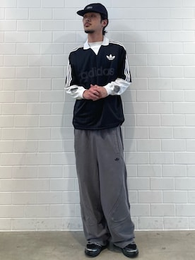 「adidas（アディダス）のアイテム（アクセサリー）」を使った、oiさん（メンズ・176cm）の春コーディネート