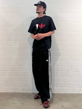 「adidas（アディダス）のハンドボール スペツィアル ローファー / HANDBALL SPEZIAL LOAFER / アディダスオリジナルス adidas Originals（スニーカー、ブラウン系）」を使った、oiさん（メンズ・176cm）の夏コーディネート