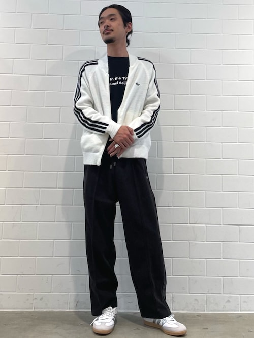 アディダスオリジナルス　ニットトップ　トラックジャケット　ニットジャージ adidas ジャージ ニットトップ / トラックジャケット アディダス