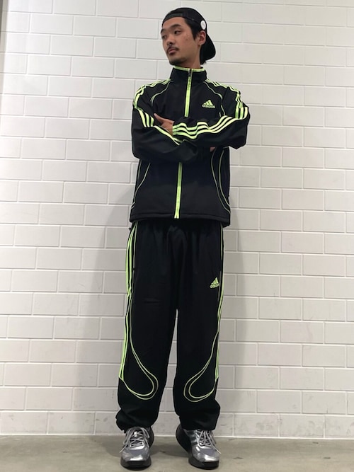 adidas アディダス　ジャージセットアップ　ブラック　オリーブ adidas Originals アディダス オリジナルス ジャージ メンズ