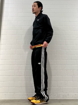 「adidas（アディダス）のアイテム（ブルゾン）」を使った、oiさん（メンズ・176cm）の冬コーディネート