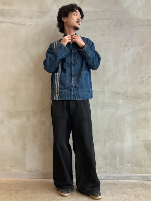 アディダスオリジナル CTTトラックトップ3.0 インディゴブルー チャイナ adidas デニムジャケット gジャン CTTトラックトップ3.0（ジェンダー