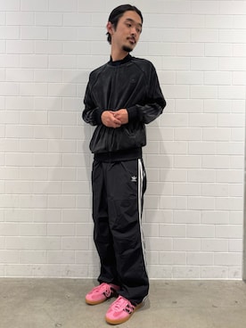 「アイテム（ジャージ）」を使った、oiさん（メンズ・176cm）の秋コーディネート