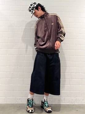 「アイテム（ジャージ）」を使った、oiさん（メンズ・176cm）の秋コーディネート