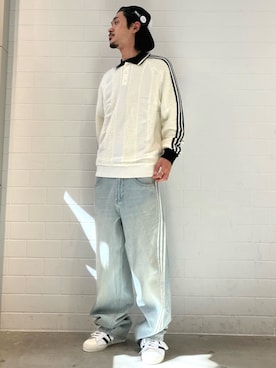 「アイテム（ビジネスシャツ）」を使った、oiさん（メンズ・176cm）の秋コーディネート