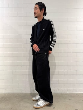 「アイテム（ジャージ）」を使った、oiさん（メンズ・176cm）の秋コーディネート