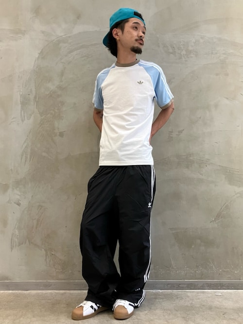 スリーストライプス ウーブン パラシュートパンツ / アディダスオリジナルス adidas Originals
