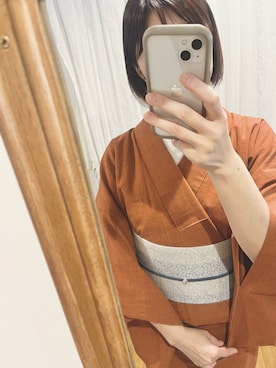 「着物」｜soratumiさん（レディース・170cm）の夏コーディネート