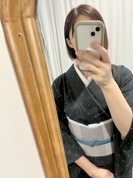 「着物」｜soratumiさん（レディース・170cm）の夏コーディネート
