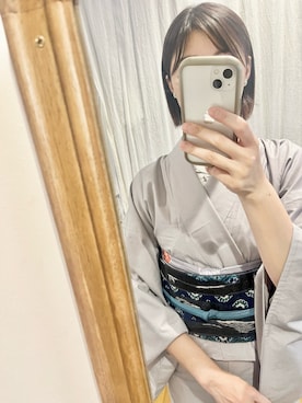 「着物」｜soratumiさん（レディース・170cm）の夏コーディネート