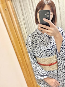「アイテム（和装小物）」を使った、soratumiさん（レディース・170cm）の夏コーディネート