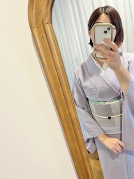 「アイテム（和装小物）」を使った、soratumiさん（レディース・170cm）の夏コーディネート