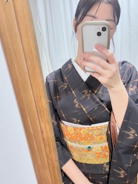 「着物」｜soratumiさん（レディース・170cm）の夏コーディネート