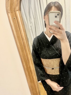 「着物コーデ」｜soratumiさん（レディース・170cm）の夏コーディネート